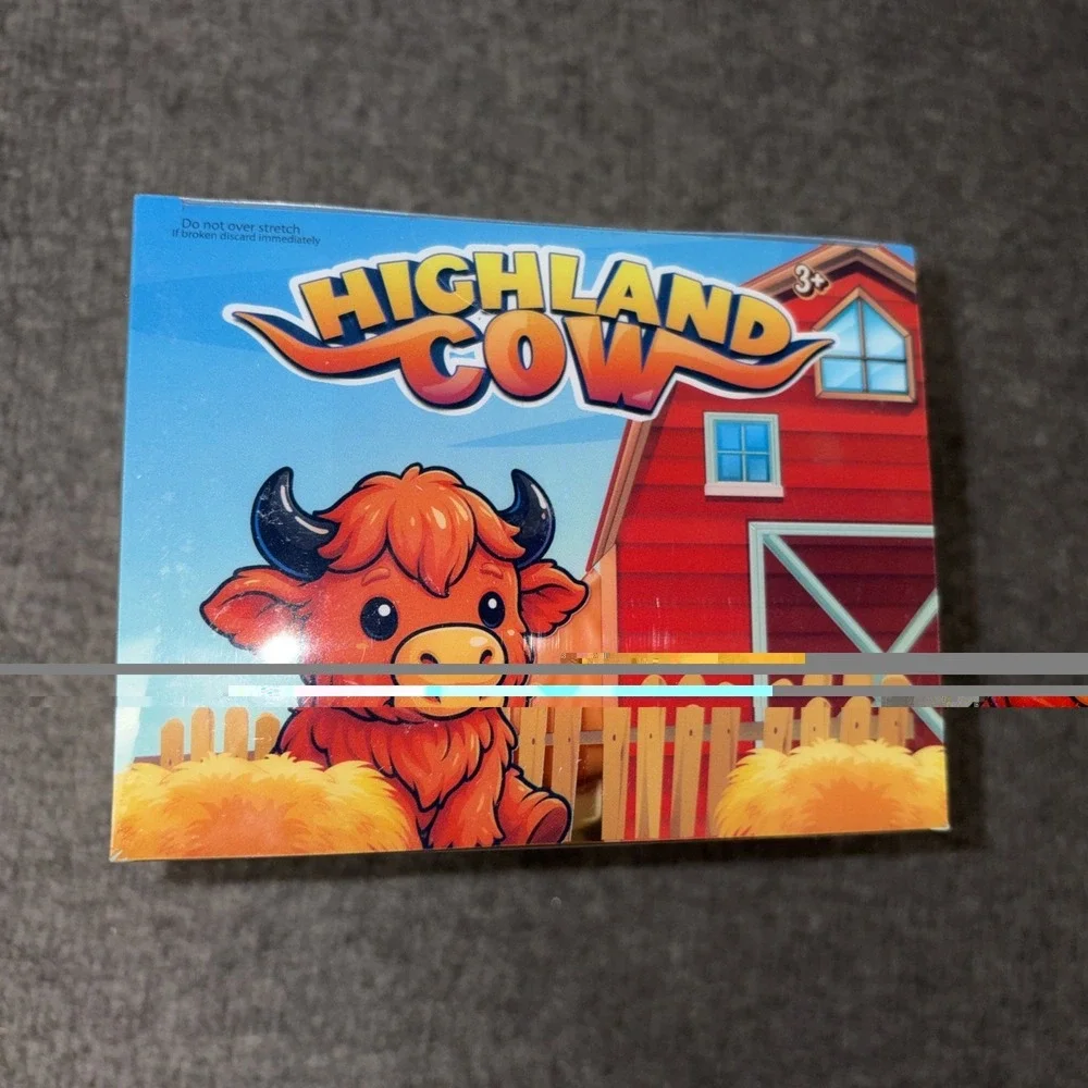 Highland Cow Squishy Toy Animal Stress Relief Sensory Viral Squishy Toy PPNC NEW